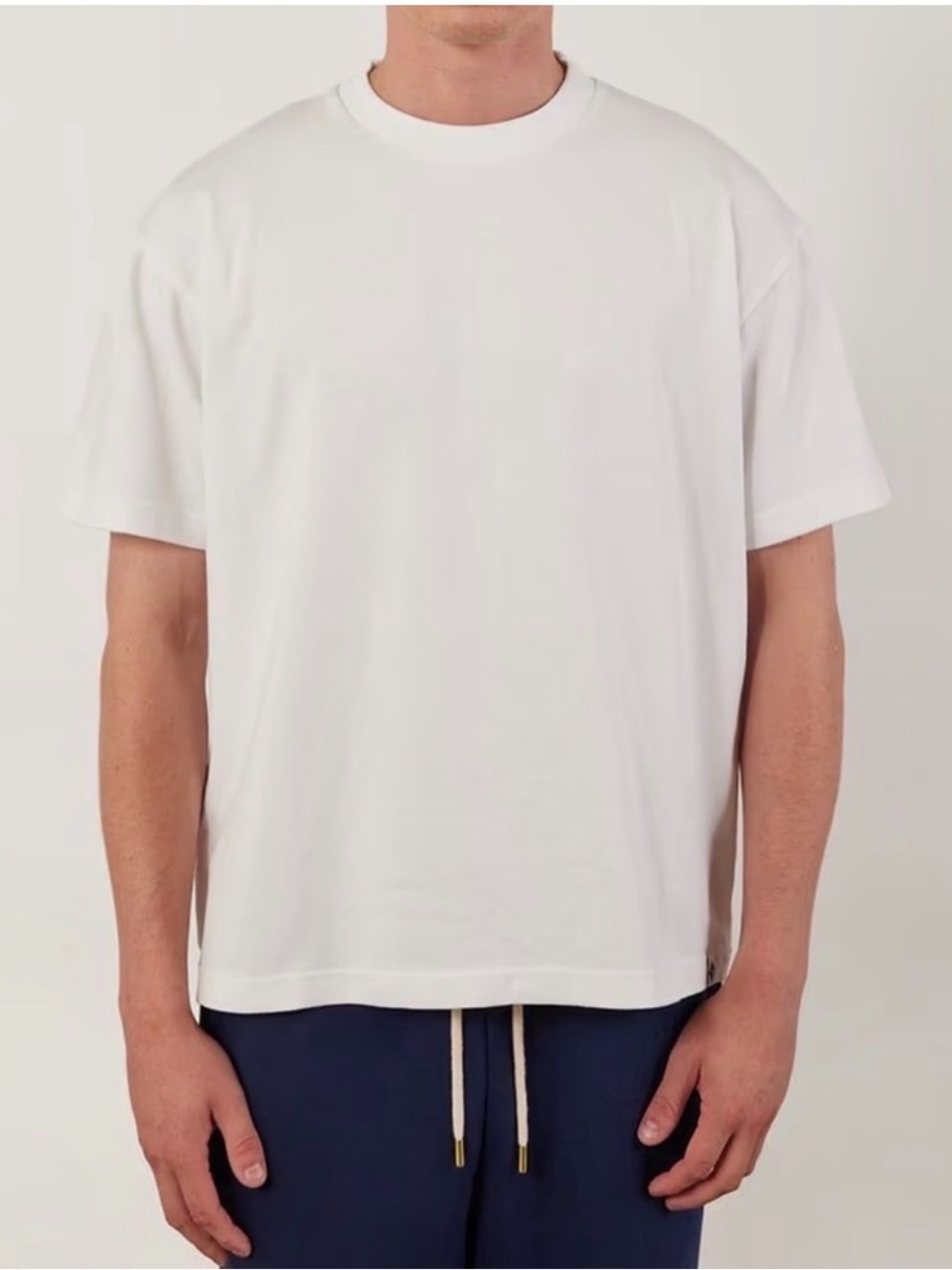 Percival White Men's Short Sleeve Tee size large